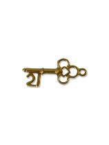 9ct Yellow Gold '21' key charm weighing 0.63 grams