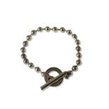 Gucci Silver bead bracelet weighing 13.53 grams and 19.5cm in length