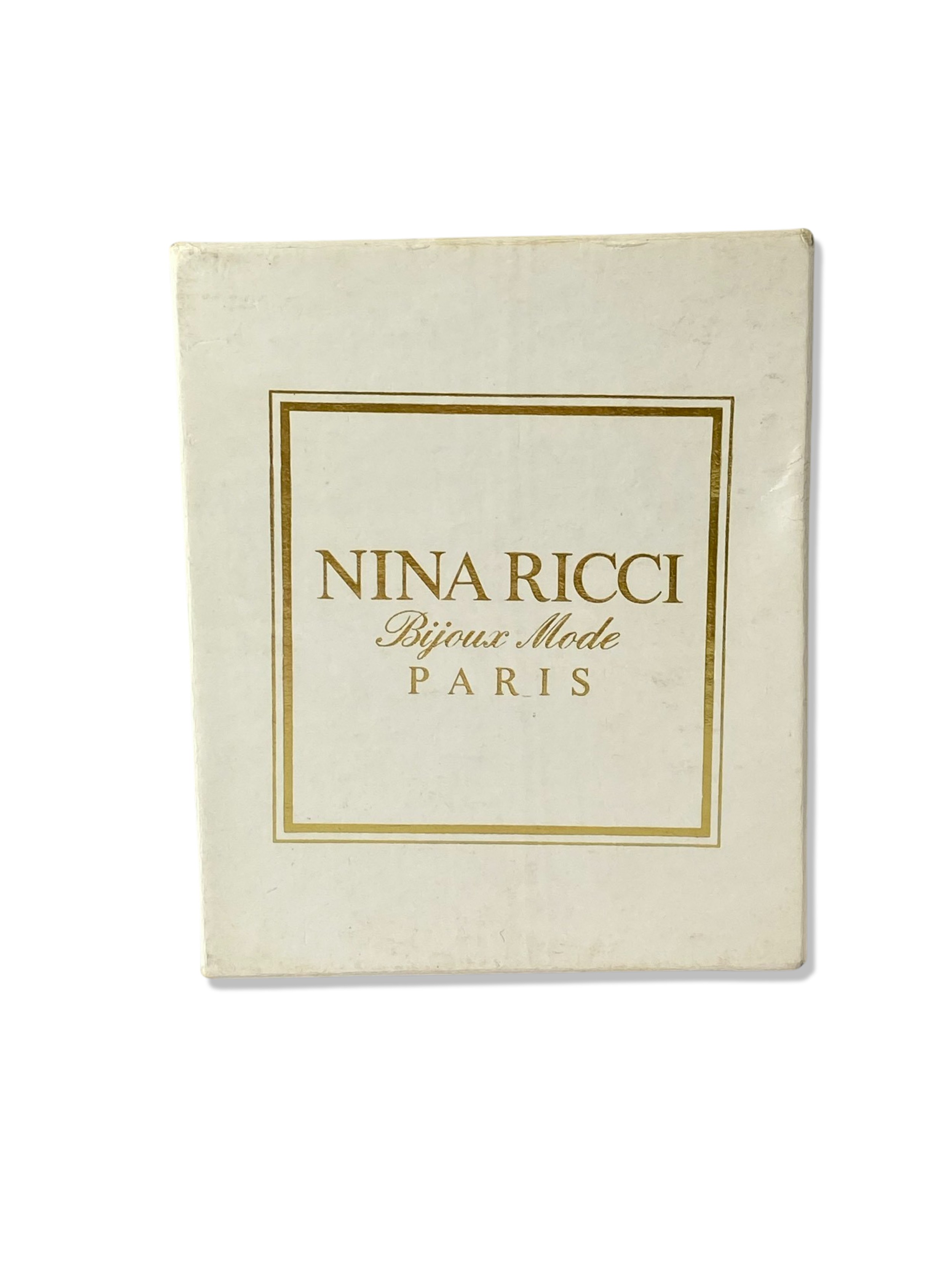 Nina Ricci Gold Plated Bow Design Necklace with White Stone accent weighing 26.48 grams and 41cm - Image 4 of 4