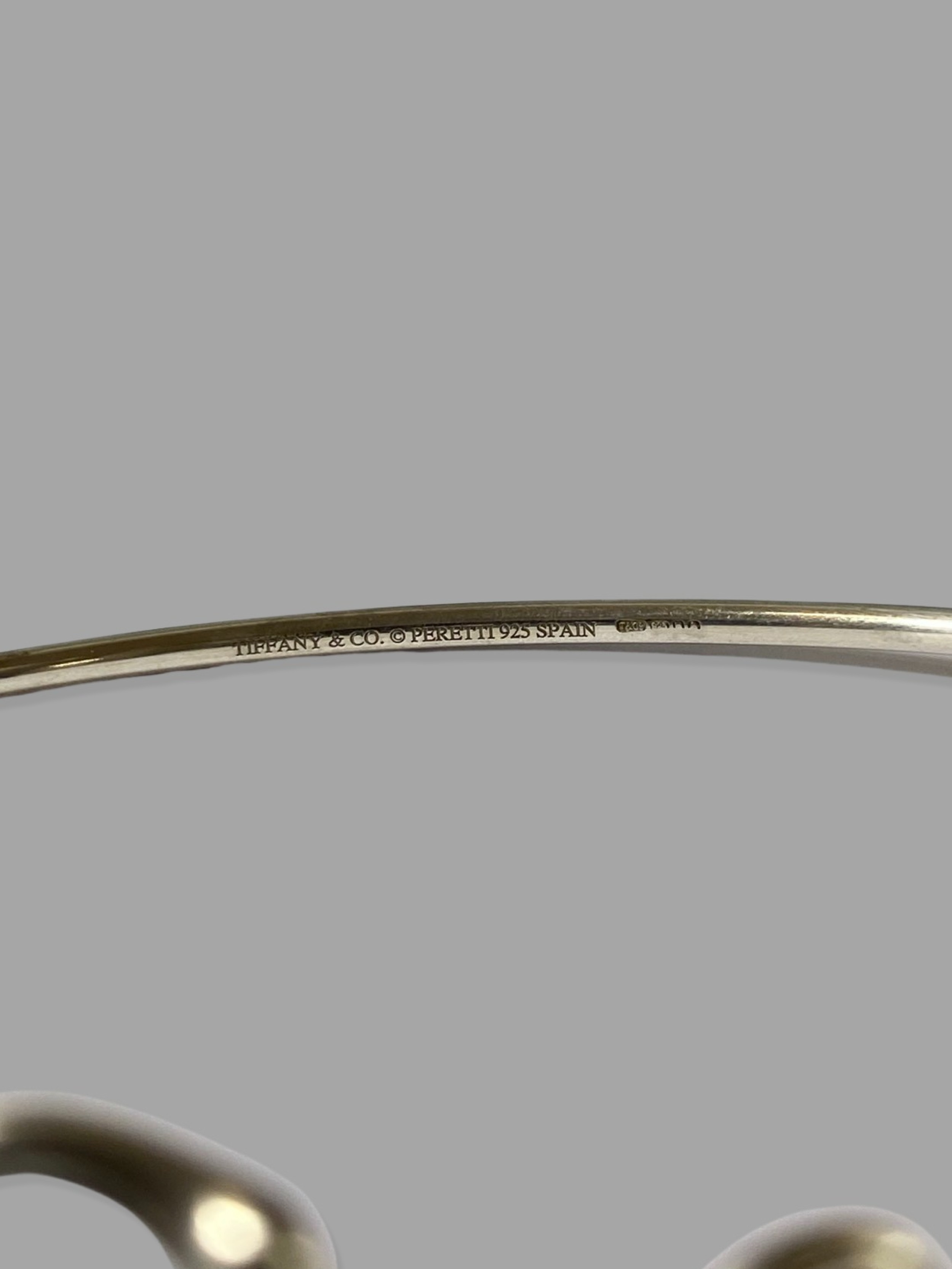 Tiffany & Co. silver love bangle weighing 7.26 grams - Image 2 of 2