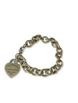 Tiffany & Co. Silver Love bracelet weighing 32.72 grams and 18cm in length