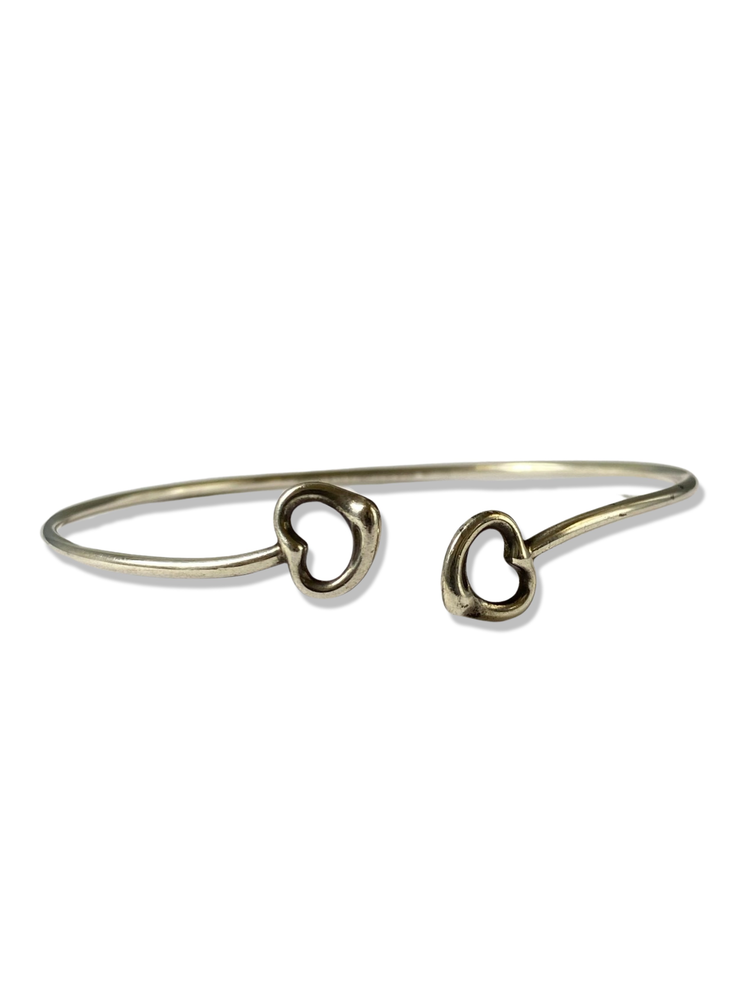 Tiffany & Co. silver love bangle weighing 7.26 grams