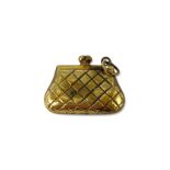 9ct Yellow Gold Hand Bag Charm weighing 0.61 grams