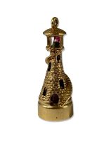 9ct Yellow Gold Light House Charm weighing 4.47 grams