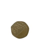 Undated rare 20p coin in lightly circulated condition