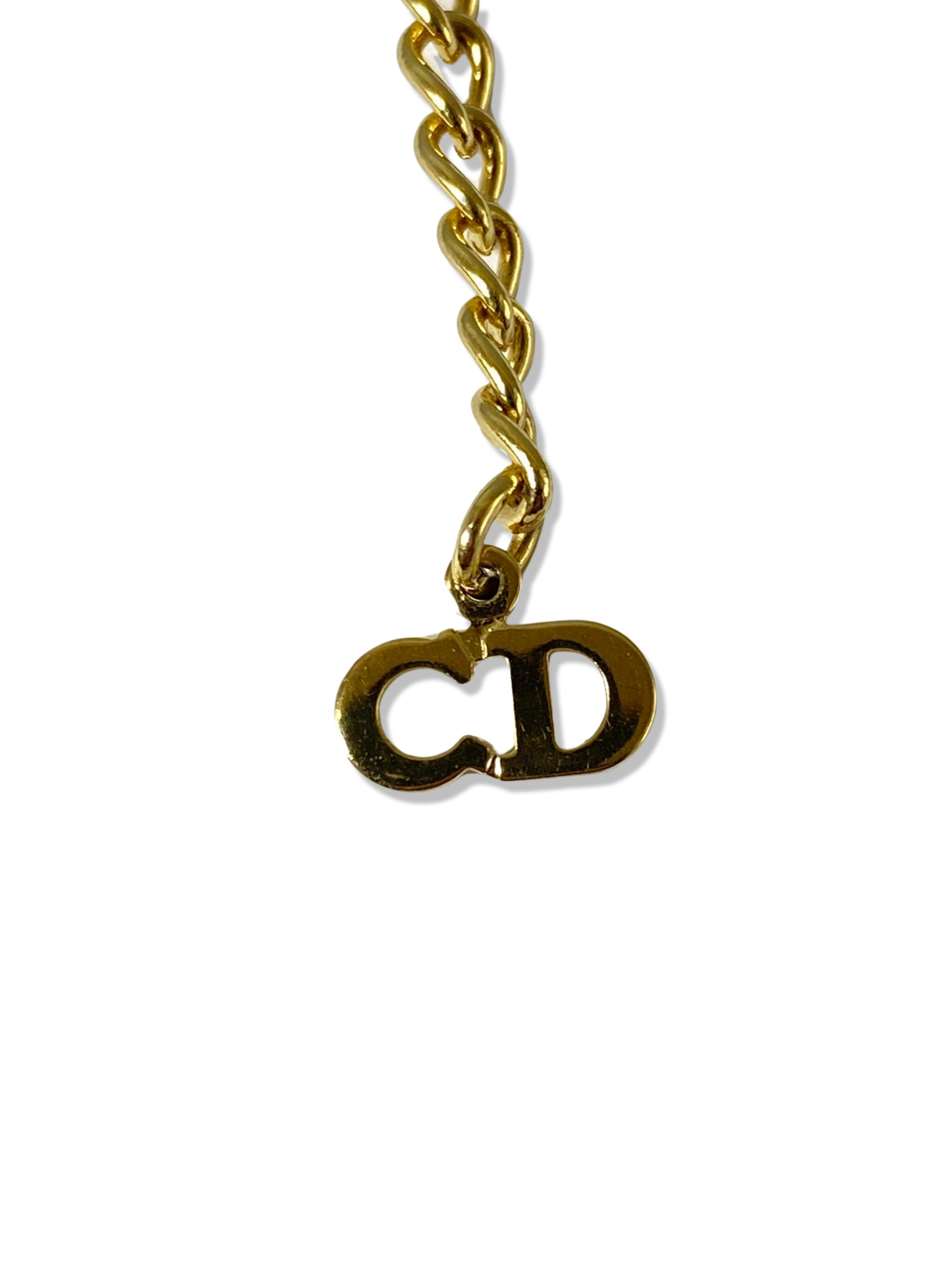 Christine Dior Gold Plated Love Heart Necklace Weighing 8.03 grams and 44cm in length - Image 3 of 3