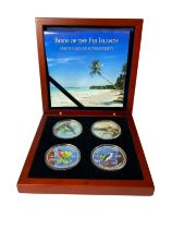 1 ounce pure silver Fiji Island bird coin set with box and certificate