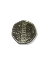 Uncirculated 2019 Kew Gardens 50p