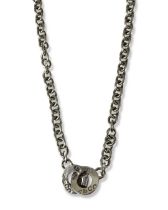 Tiffany & Co Silver Interlocken Circles Necklace Weighing 48g grams Measuring 33.5cm in length