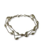 A collection of three Links of London Silver Bracelets Weighing 16.8 grams collectively