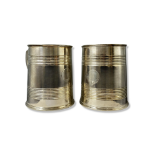 874 grams Gross Weight Pair of Vintage Elkington White Metal PINT Tankards - Very Collectible