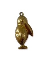 9ct Yellow Gold Parrot Charm Weighing 1.32 grams