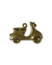 9ct Birmingham 1989 Yellow Gold Scooter Charm Weighing 0.74 grams