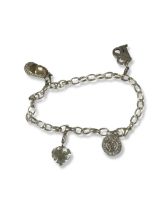 A Pair of Thomas Sabo Silver Bracelets Weighing 27.66 grams collectively accompanied by a box