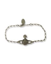 Vivienne Westwood Silver Tone Orb Bracelet with Original Box Weighing 4 grams measuring 20cm