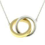 An '1837' interlocking circles pendant necklace, by Tiffany & Co.