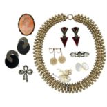 A selection of jewellery.