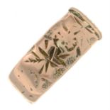 An early 20th century 9ct gold buckle ring.