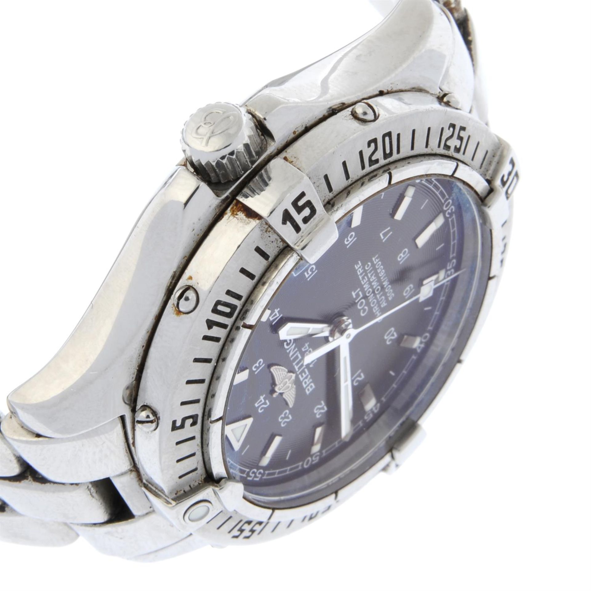 BREITLING - a stainless steel Colt bracelet watch, 38mm. - Image 3 of 5