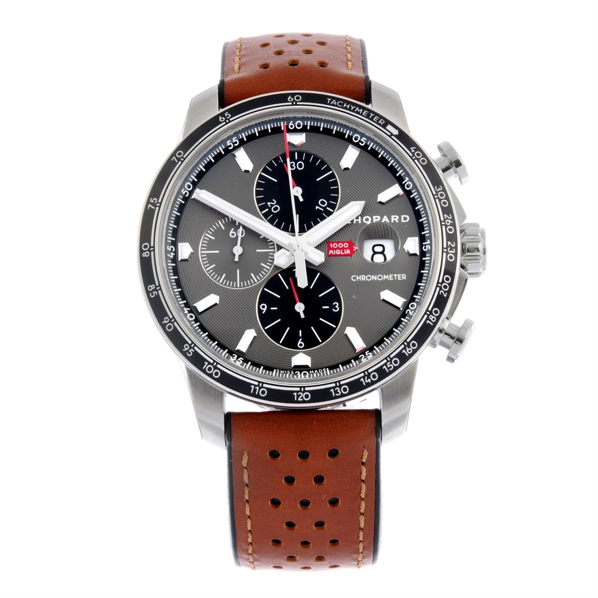 CHOPARD - a stainless steel Mille Miglia Competitor Edition 2019 chronograph wrist watch, 44mm.