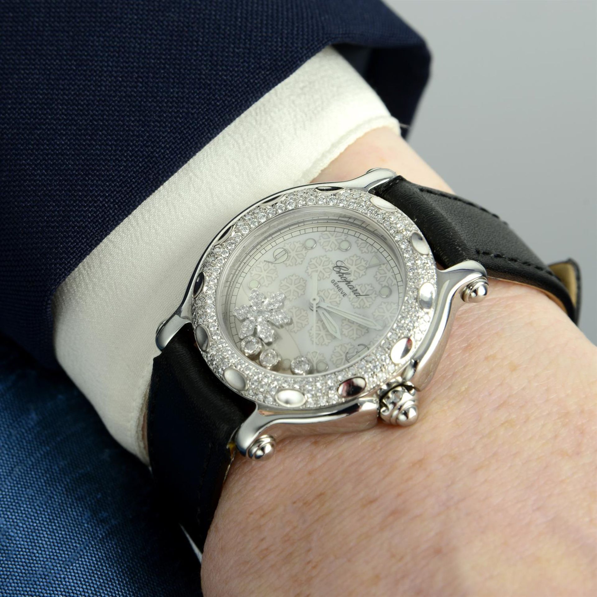 CHOPARD - a stainless steel Happy Sport wrist watch, 32mm. - Image 5 of 5
