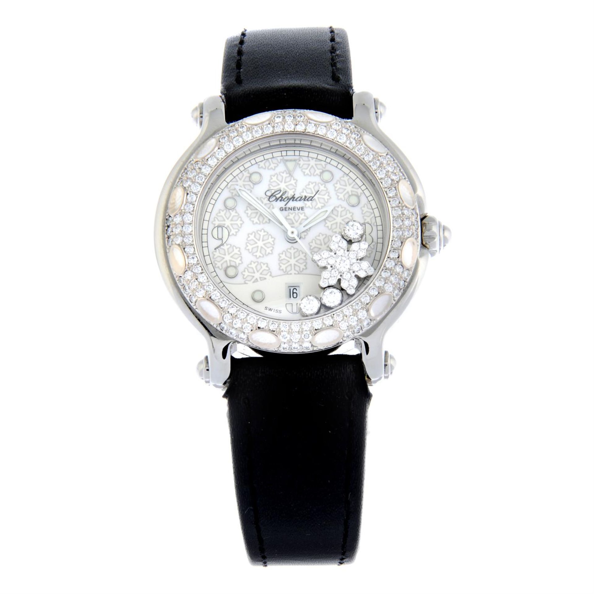 CHOPARD - a stainless steel Happy Sport wrist watch, 32mm.