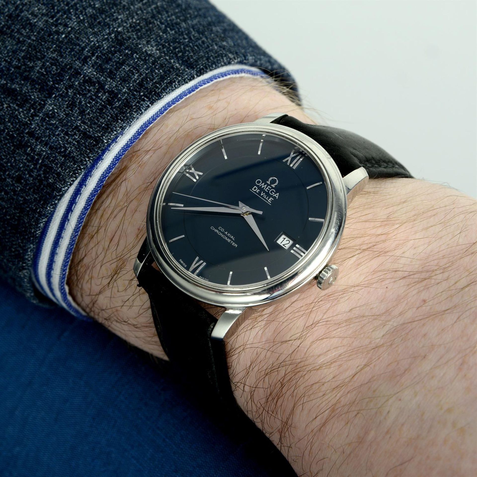 OMEGA - a stainless steel De Ville Co-Axial wrist watch, 39mm. - Image 5 of 6