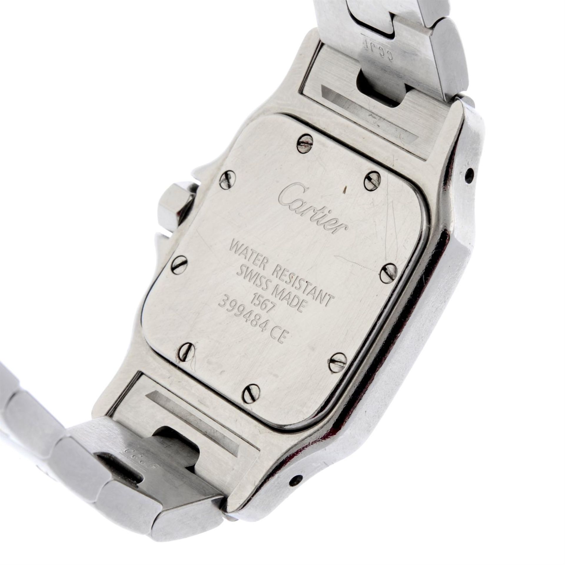 CARTIER - a bi-metal Santos Galbée bracelet watch, 23.5mm. - Image 4 of 6