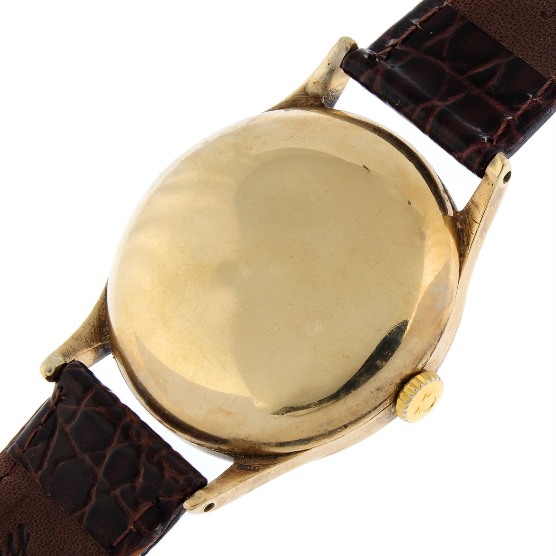 OMEGA - a 9ct yellow gold wrist watch, 33mm. - Image 4 of 5