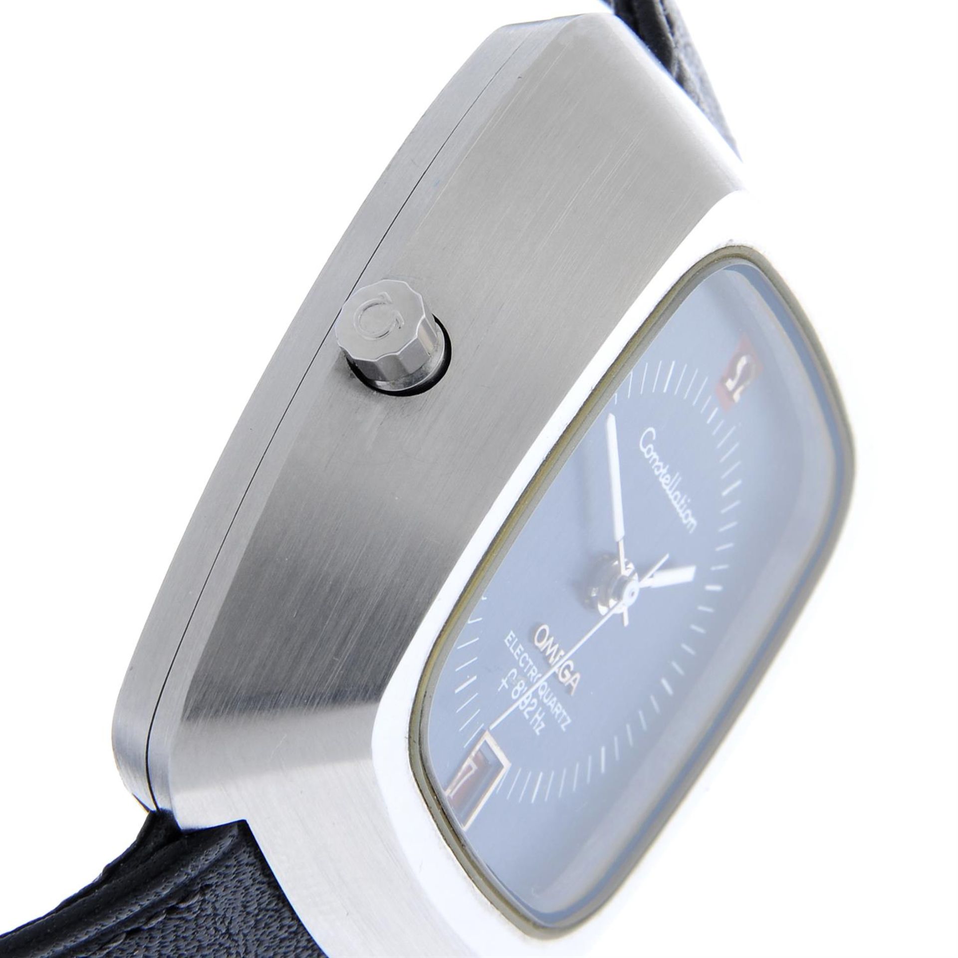 OMEGA - a stainless steel Constellation Electroquartz f8192Hz wrist watch, 37mm. - Image 3 of 6