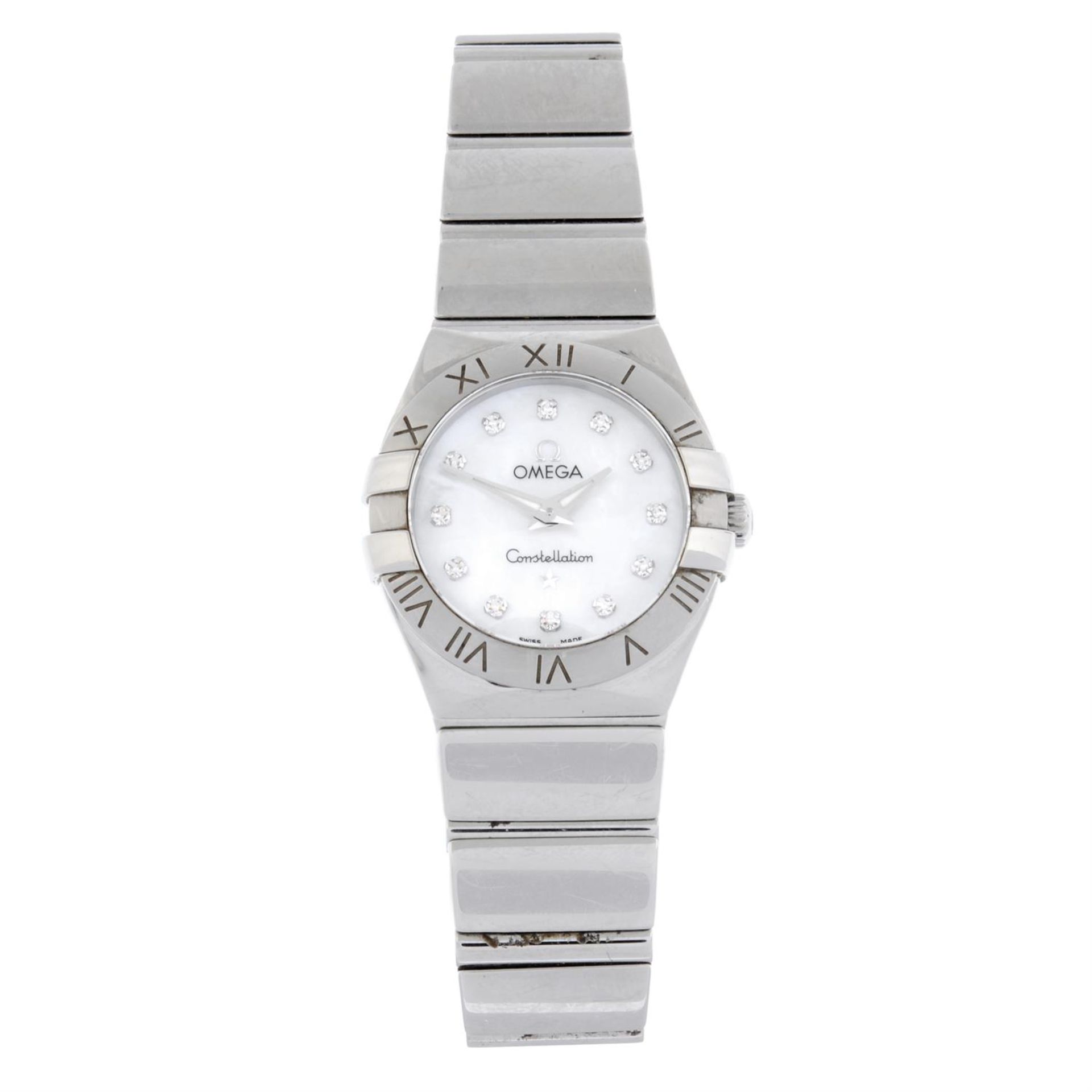 OMEGA - a stainless steel Constellation bracelet watch, 24mm.