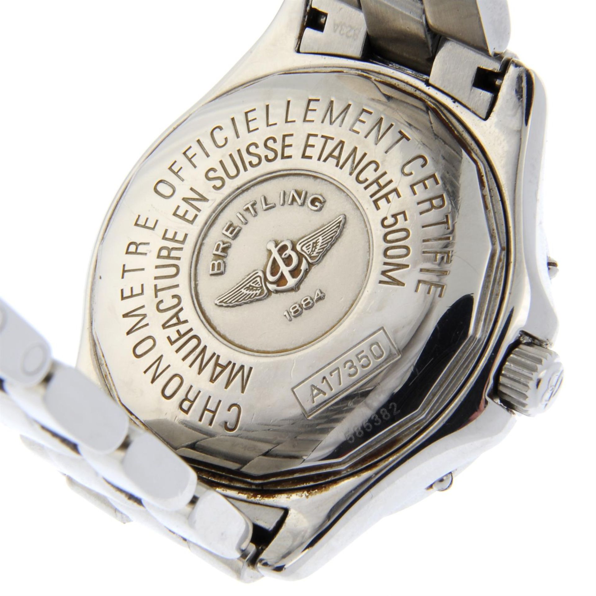 BREITLING - a stainless steel Colt bracelet watch, 38mm. - Image 4 of 5