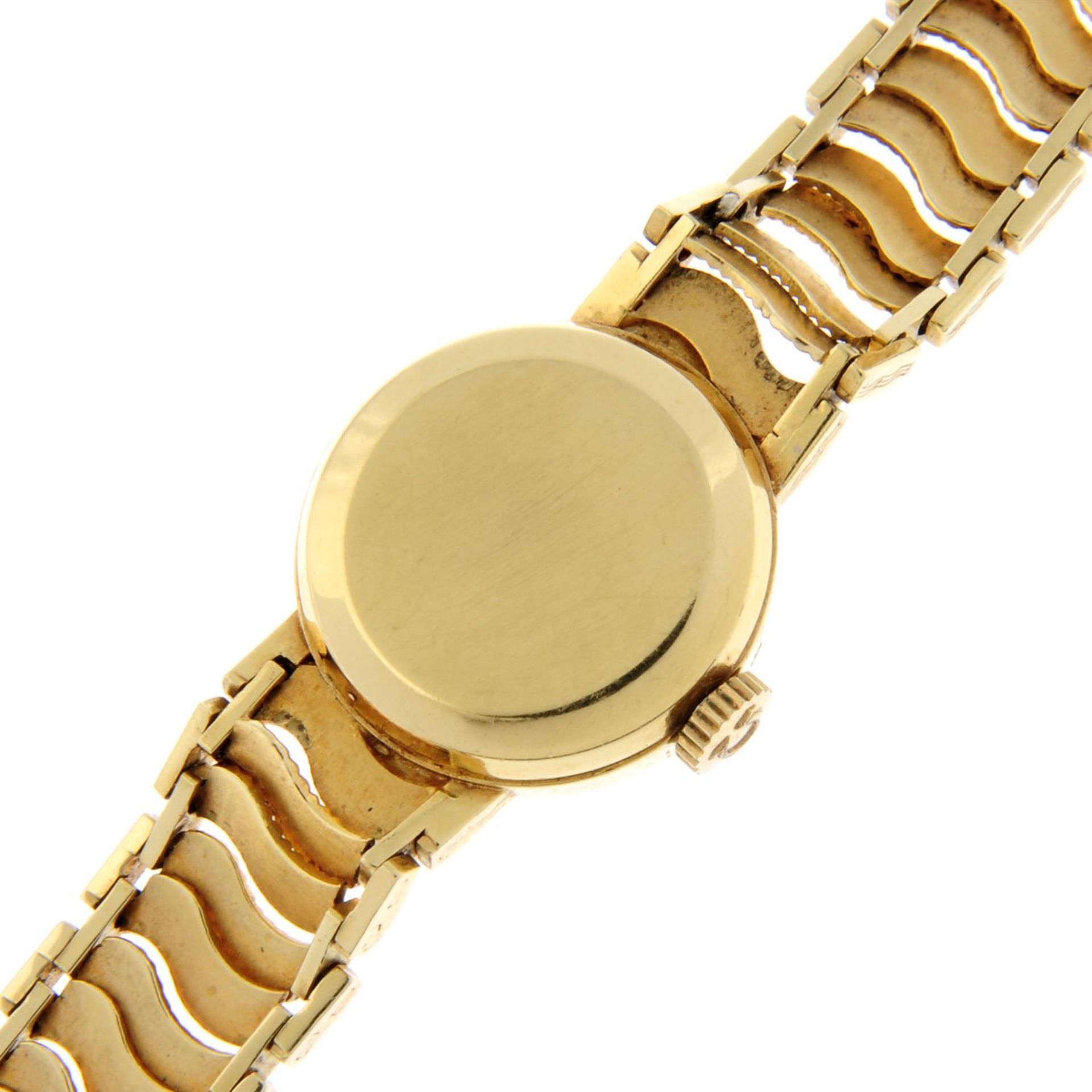 OMEGA - an 18ct yellow gold bracelet watch, 17mm. - Image 4 of 5