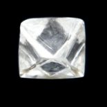 A rough diamond octahedron crystal, weighing 0.21cts.