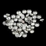 A selection of brilliant-cut diamonds, total weight 6cts.