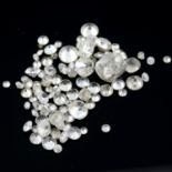 A selection of vari-shape diamonds, total weight 4.78cts.