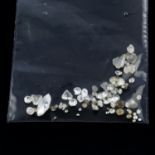 A selection of vari-shape diamonds, weighing 3.15cts.