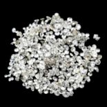 A selection of mostly brilliant-cut diamonds, total weight 14.85cts