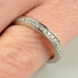 A brilliant-cut diamond eternity ring, by Graff.