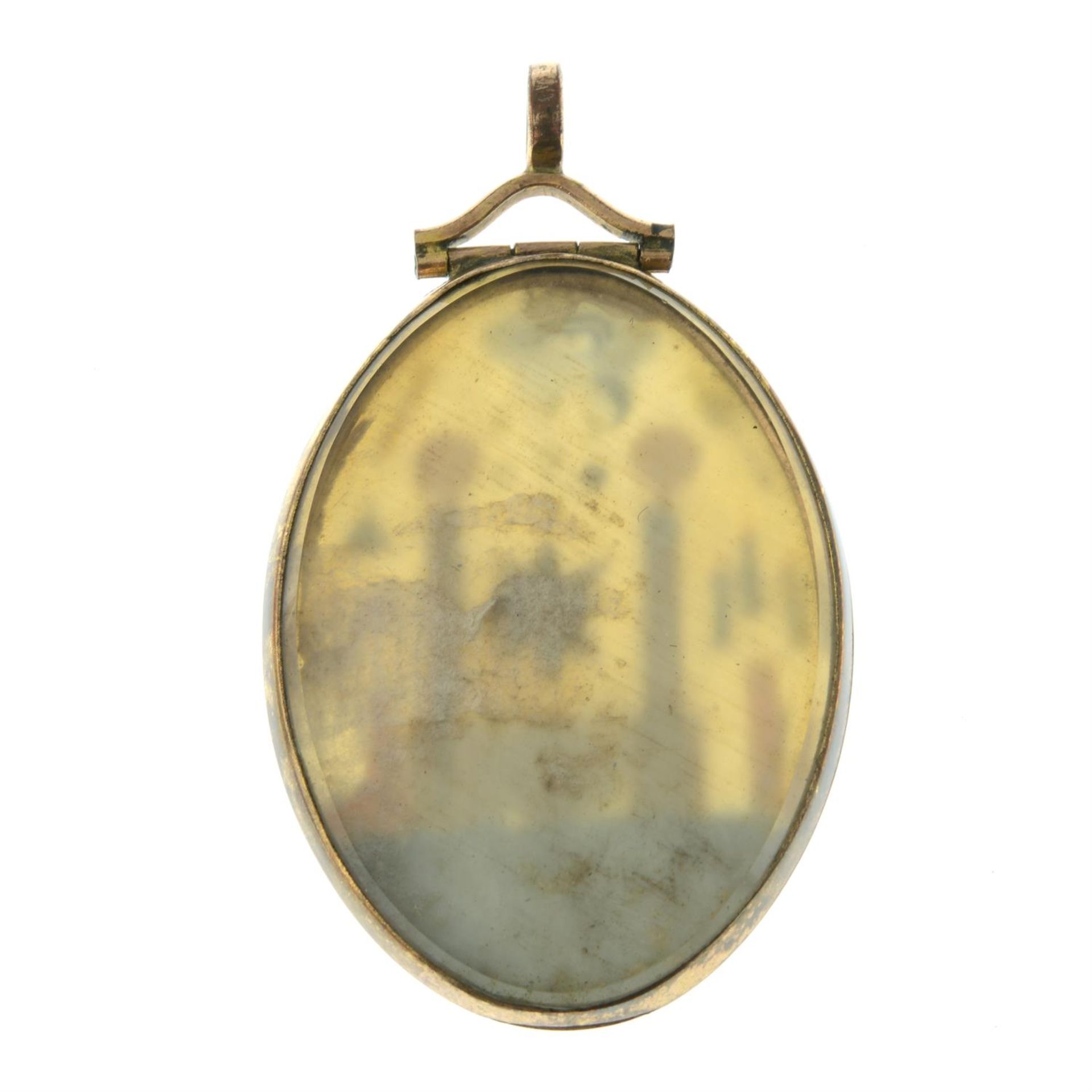 An early 19th century French Napoleonic Prisoner of War Masonic locket pendant, circa 1805. - Image 3 of 4