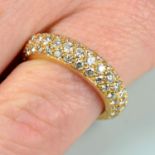 A pavé-set diamond 'Mimi' eternity ring, by Cartier.