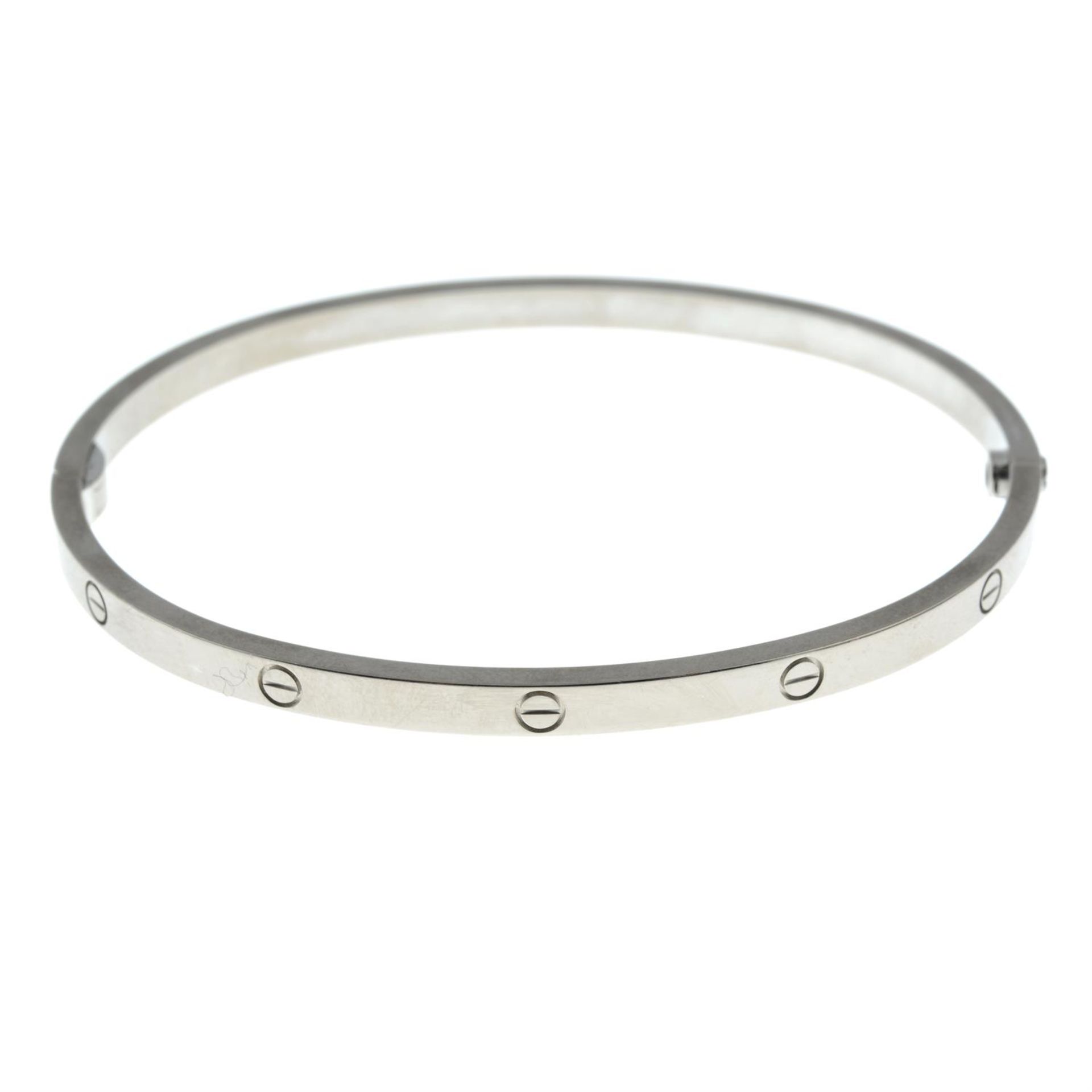 A 'Love' bangle, by Cartier. - Image 2 of 3