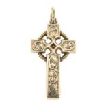 A Celtic cross pendant.