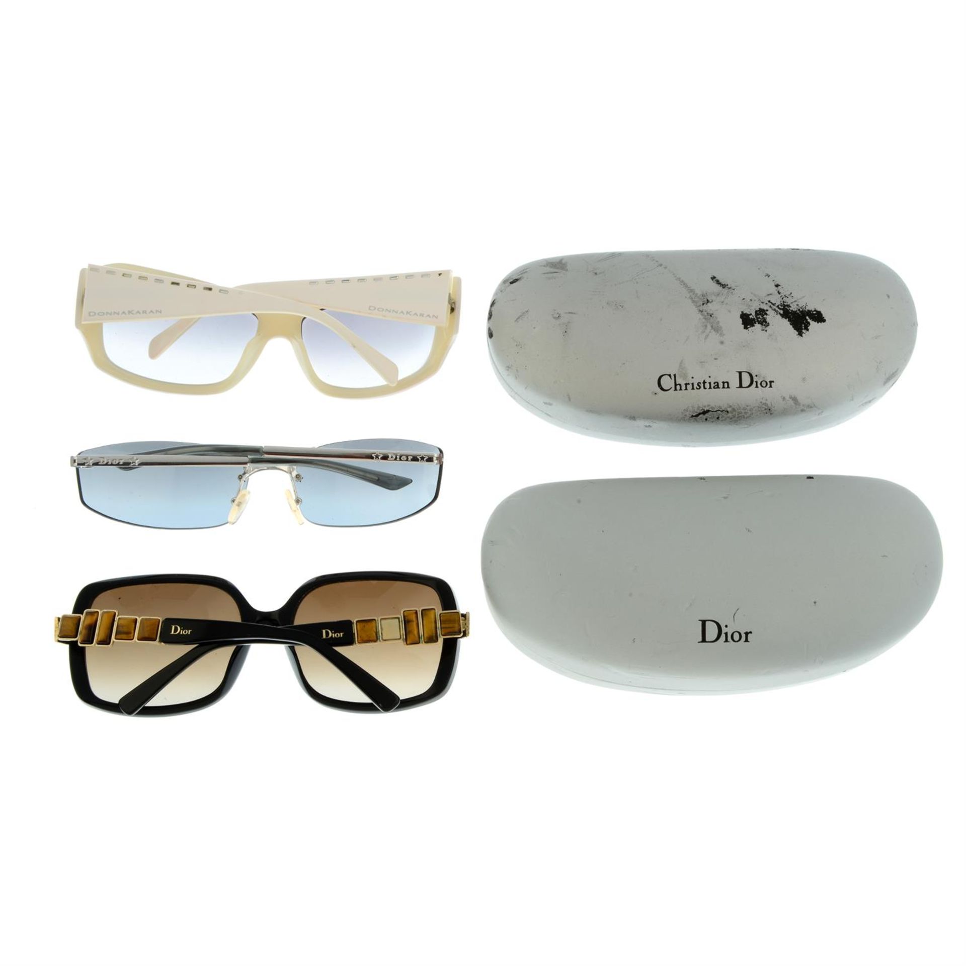 Three pairs of designer sunglasses. - Bild 2 aus 2