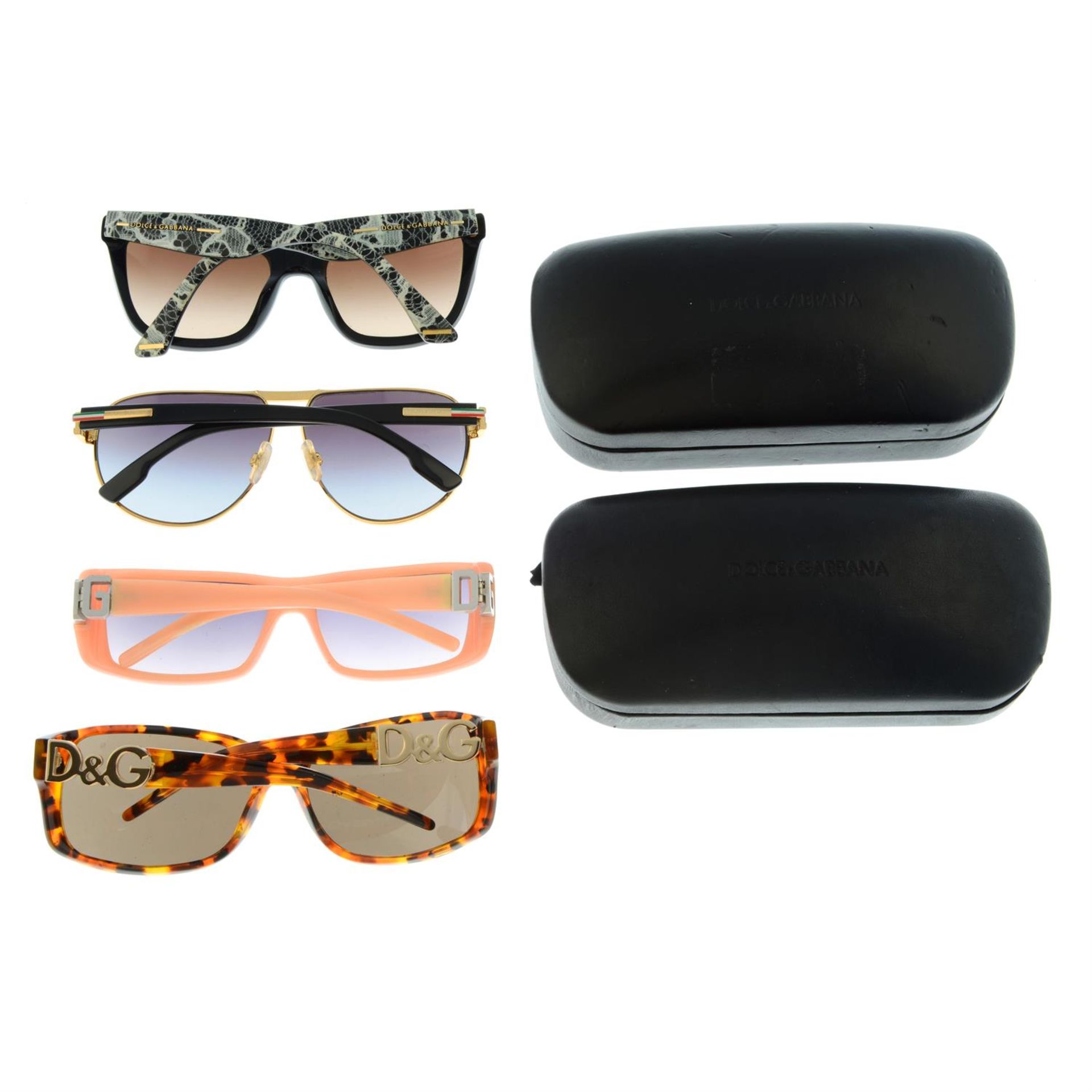 DOLCE & GABBANA - four pairs of sunglasses. - Bild 2 aus 2