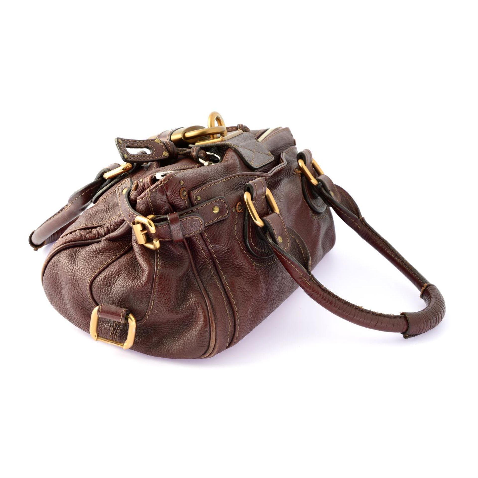 CHLOÉ - a brown leather Paddington handbag. - Bild 3 aus 5