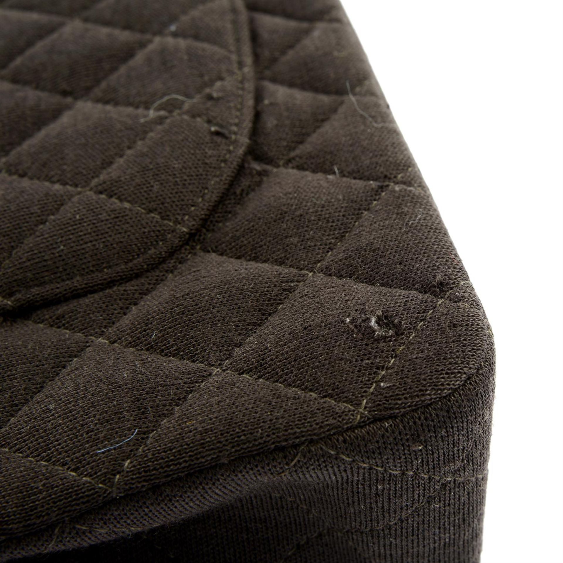 CHANEL - a Jersey fabric Classic double flap handbag. - Bild 6 aus 6