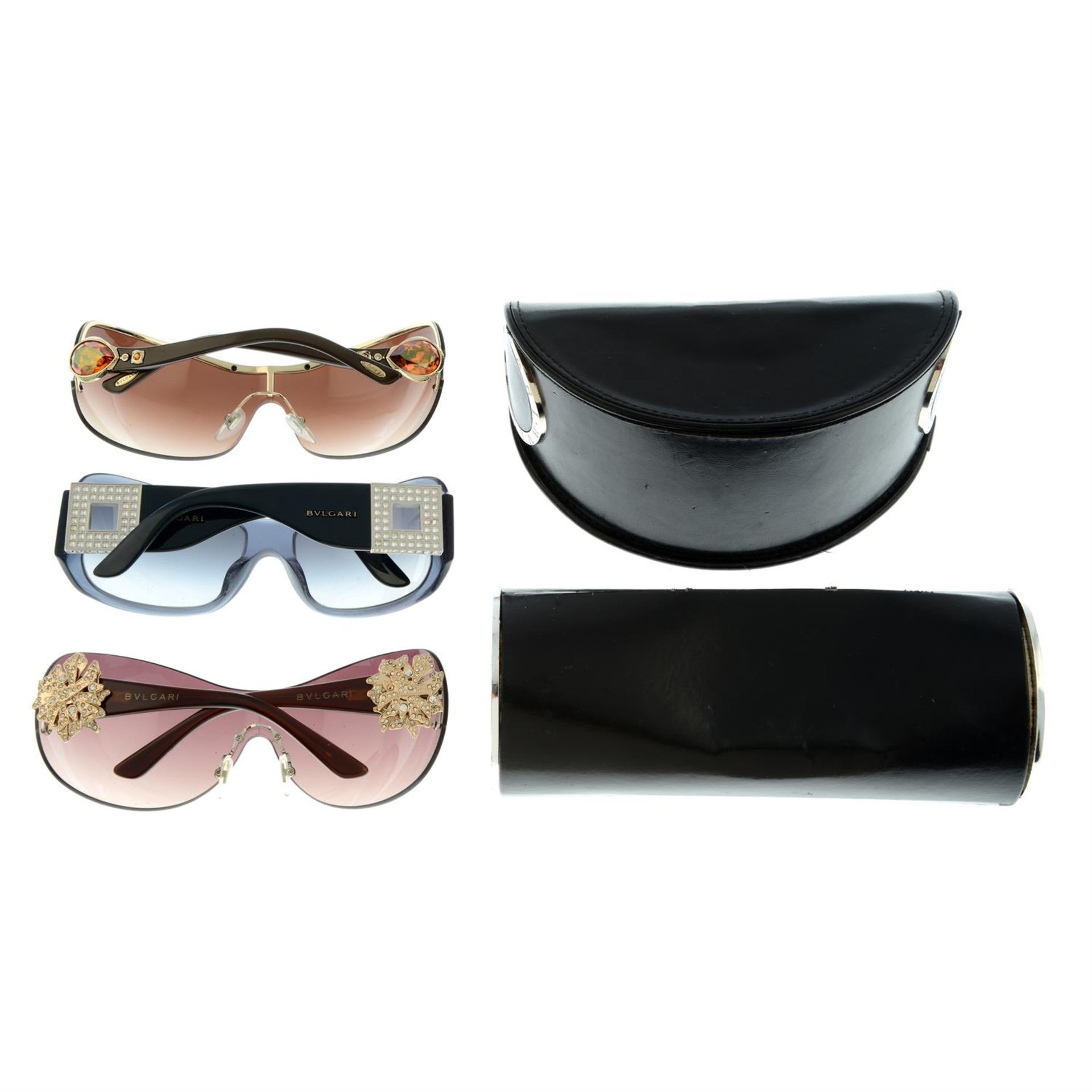BULGARI - three pairs of sunglasses. - Image 2 of 2
