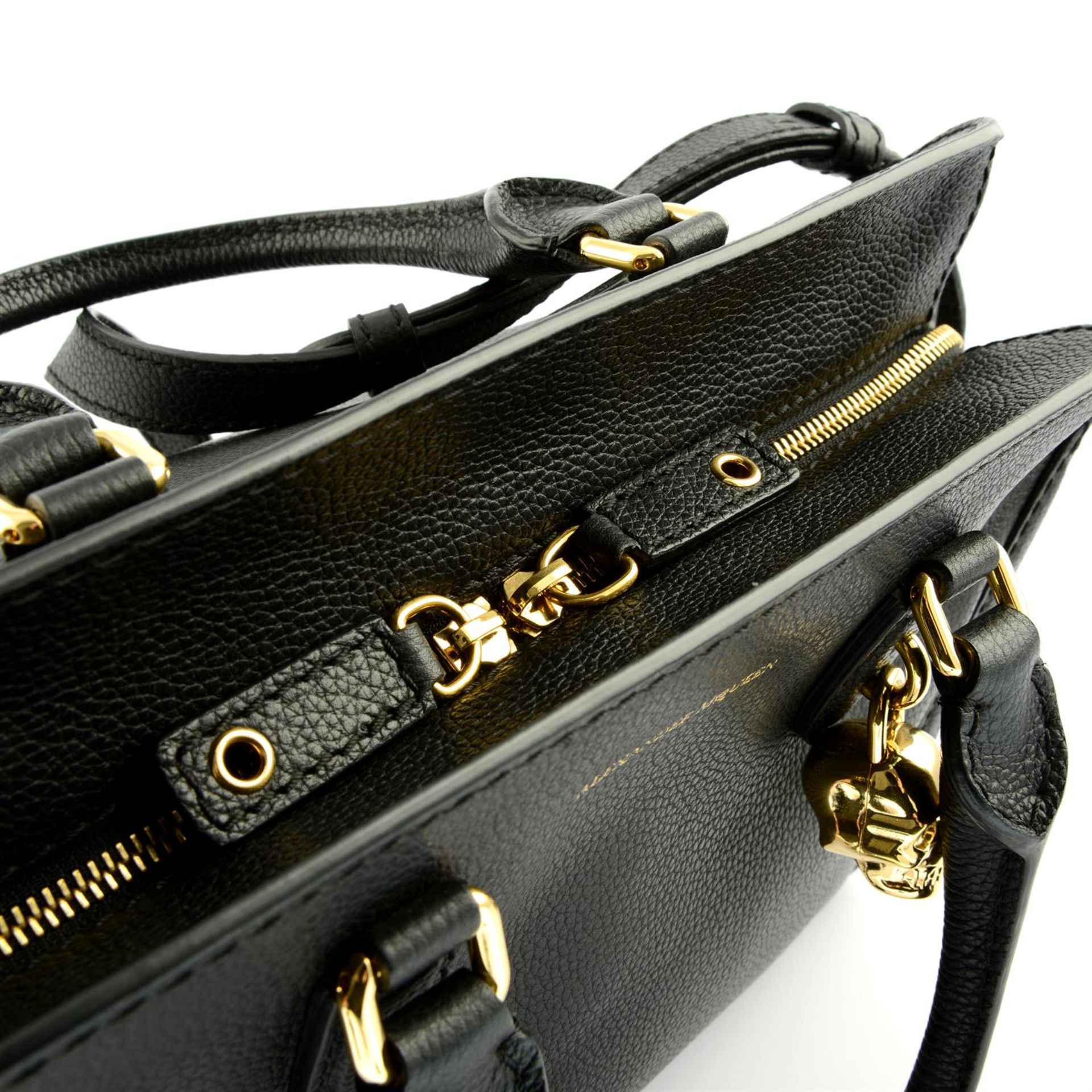 ALEXANDER MCQUEEN - a black leather Skull Padlock tote. - Image 5 of 5