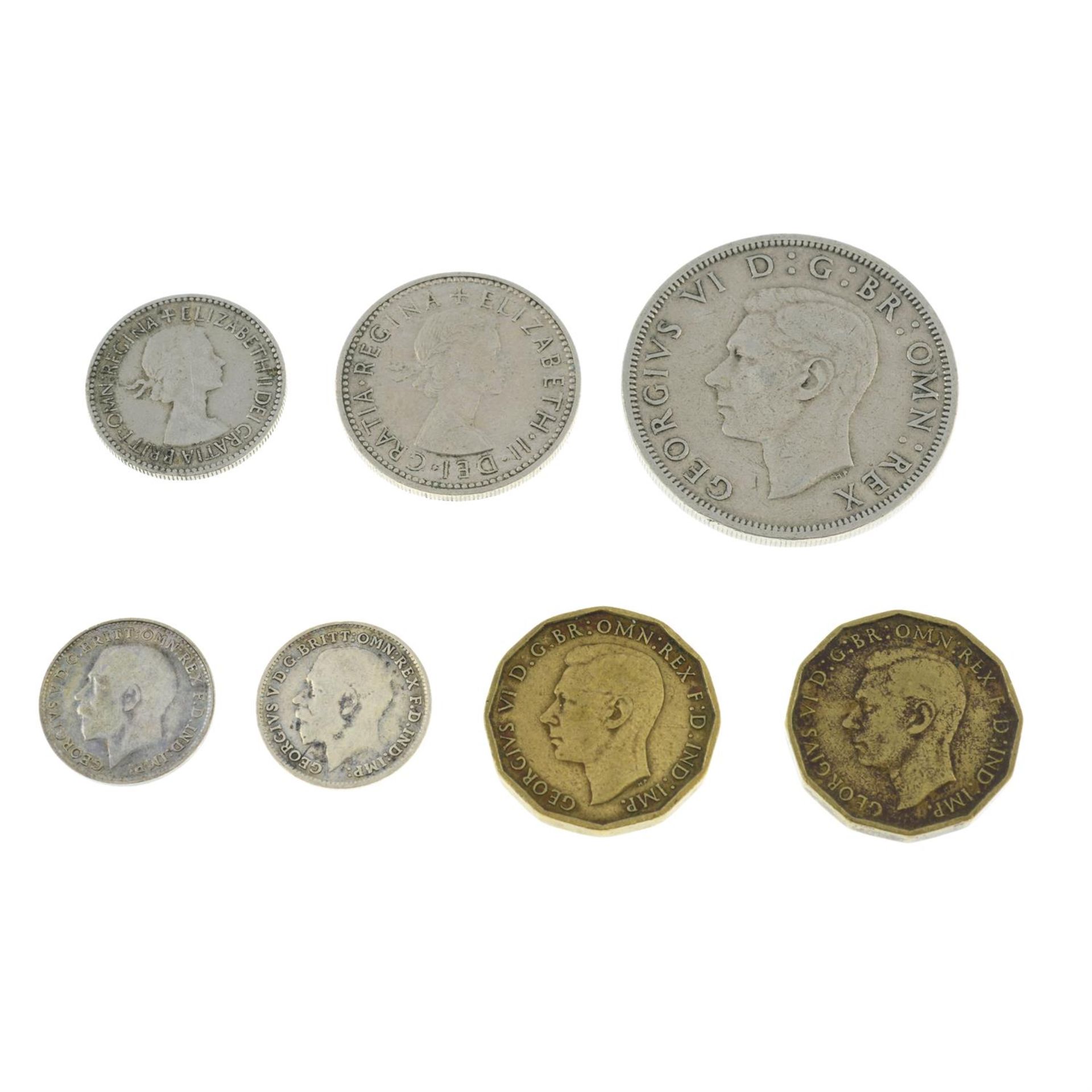 British and world coins, a small quantity (lot).